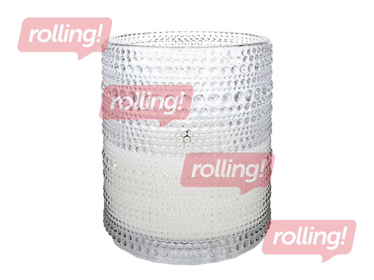 LED-küünal Wings, Top taimeriga, valge, 10x12.5cm