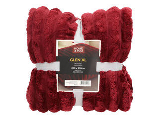 Plaid Glen XL, red, 200x230cm