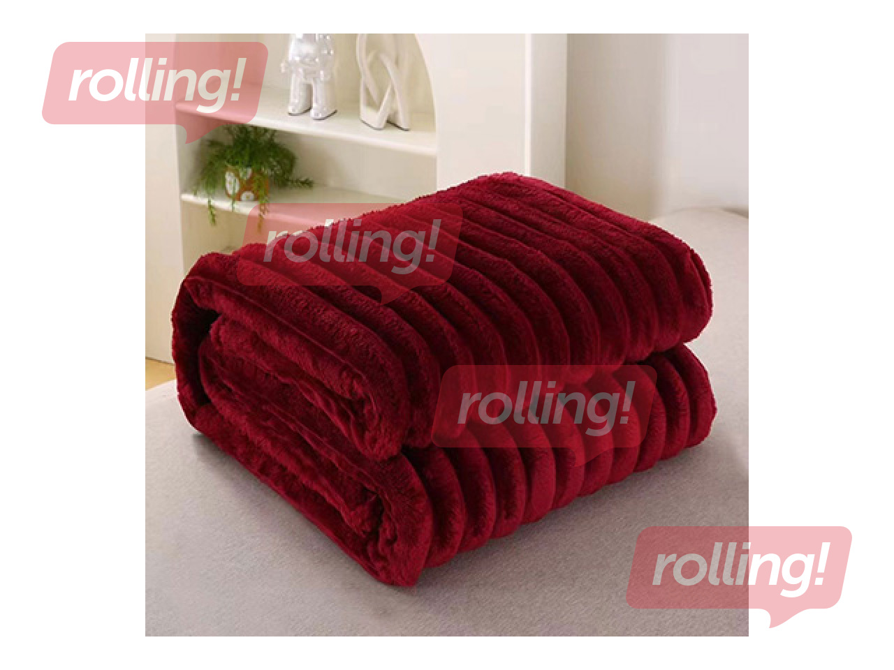 Plaid Glen XL, red, 200x230cm