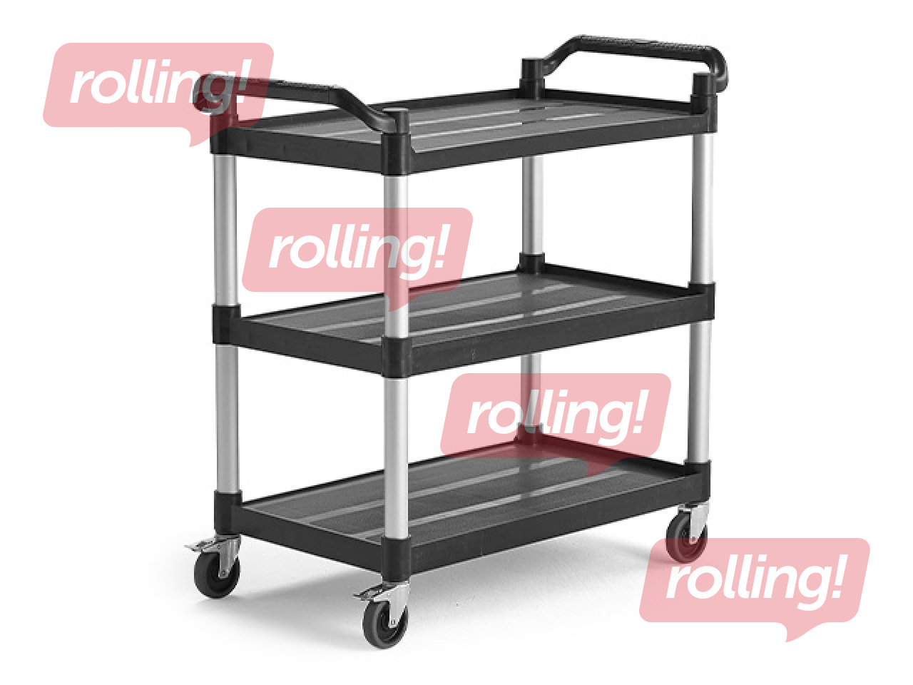 Laokäru, 3 riiuliga, kandevõime 150kg