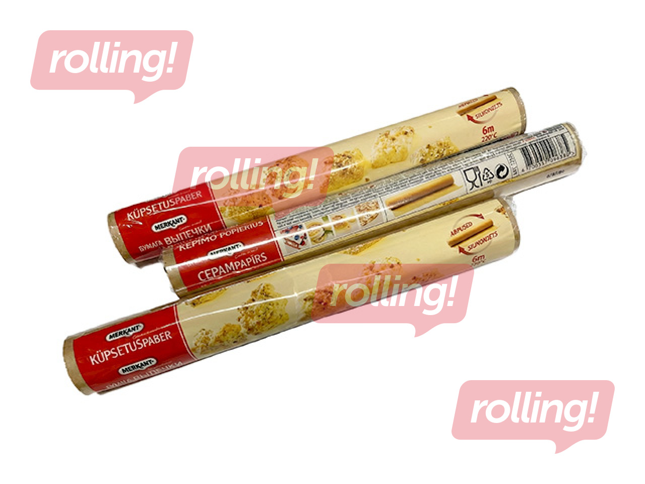 Бумага для выпечки Merkant, 29см × 6м