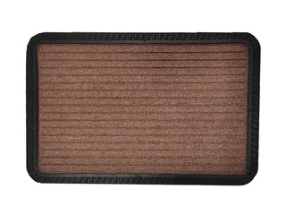 Entrance mat Domoletti, with rubber backing, brown, 60x40cm