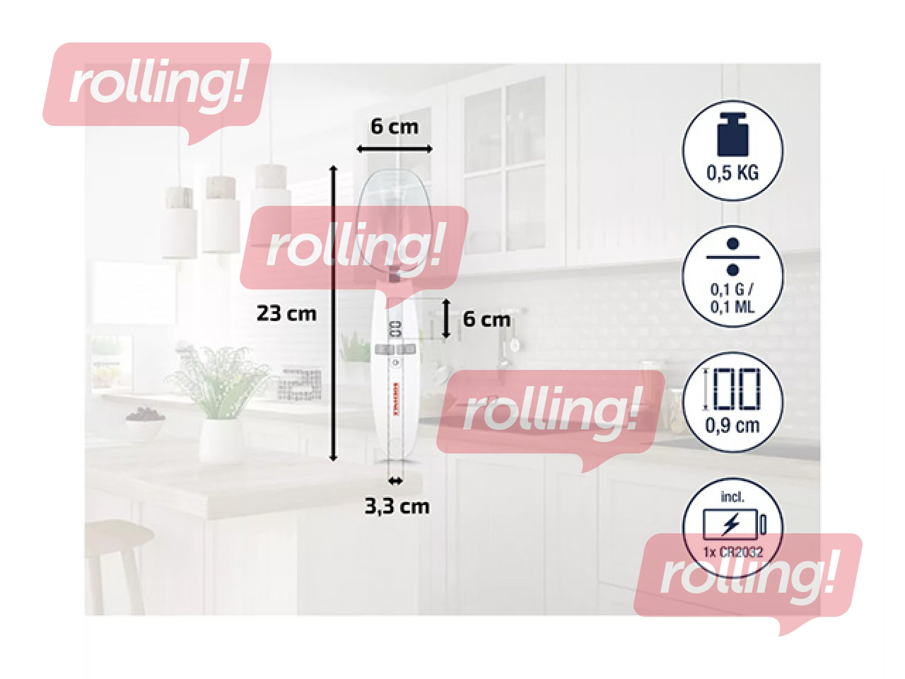 Kitchen scales Soehnle, Cooking Star, digital, up to 0.5kg