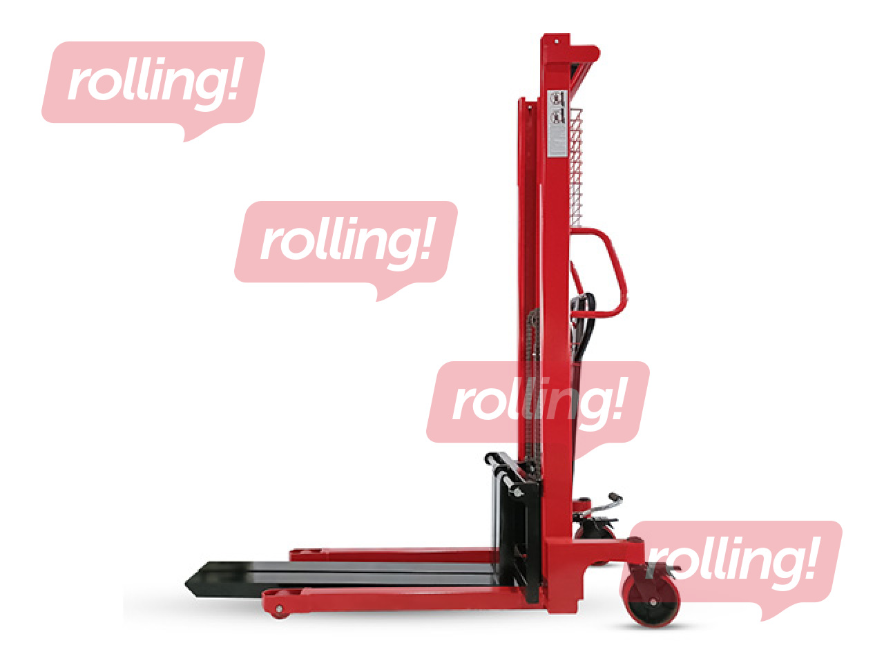 Kõrgtõste käsipaletikäru Kelmann GX-1150P1H2, kandevõime 1000kg, 1150mm