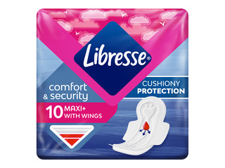 Higiēniskās paketes Libresse, Maxi Normal, 10 gab. +AKCIJA! Pērc Libresse higiēniskās paketes u