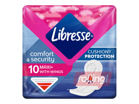 Hügieenisidemed Libresse, Maxi Normal, 10 tk +KAMPAANIA! Osta Libresse hügieenisidemeid ja sa