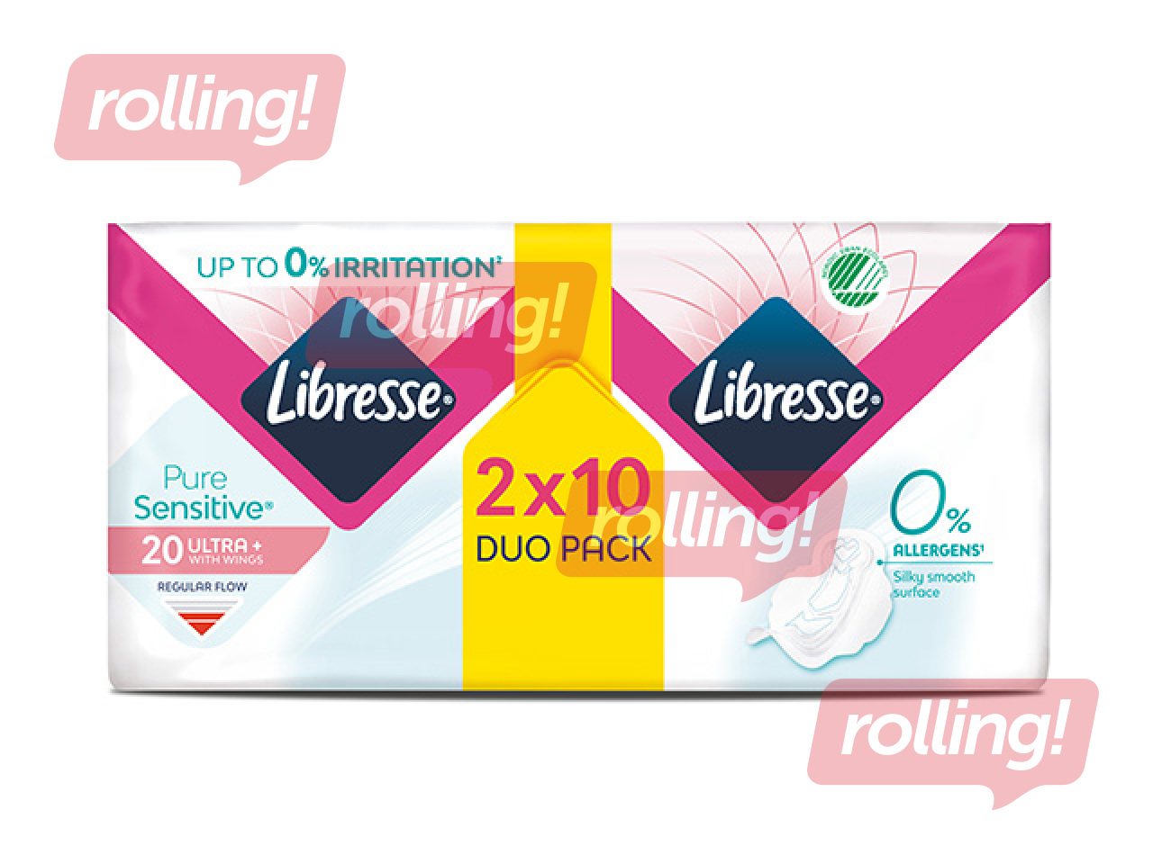 Hügieenisidemed Libresse, Pure Sensitive, Ultra Normal, 20 tk +KAMPAANIA! Osta Libress