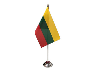 Lithuanian flag, table, 14x28cm