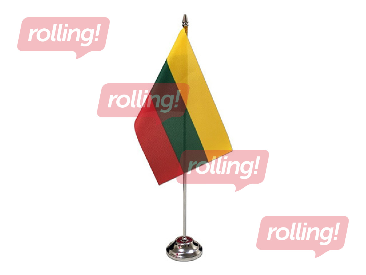 Lithuanian flag, table, 14x28cm