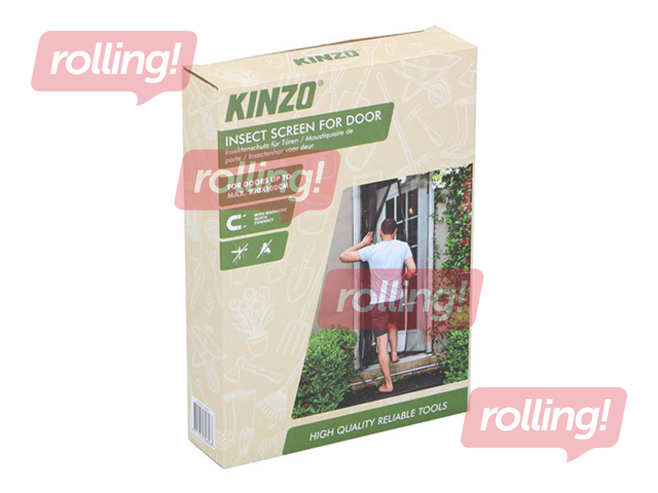 Insect screen for doors Kinzo, 220×100cm