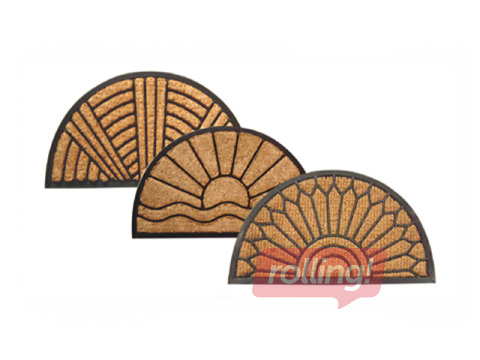 Esikumatt, poolringikujuline, kookoskiud, 40×70cm