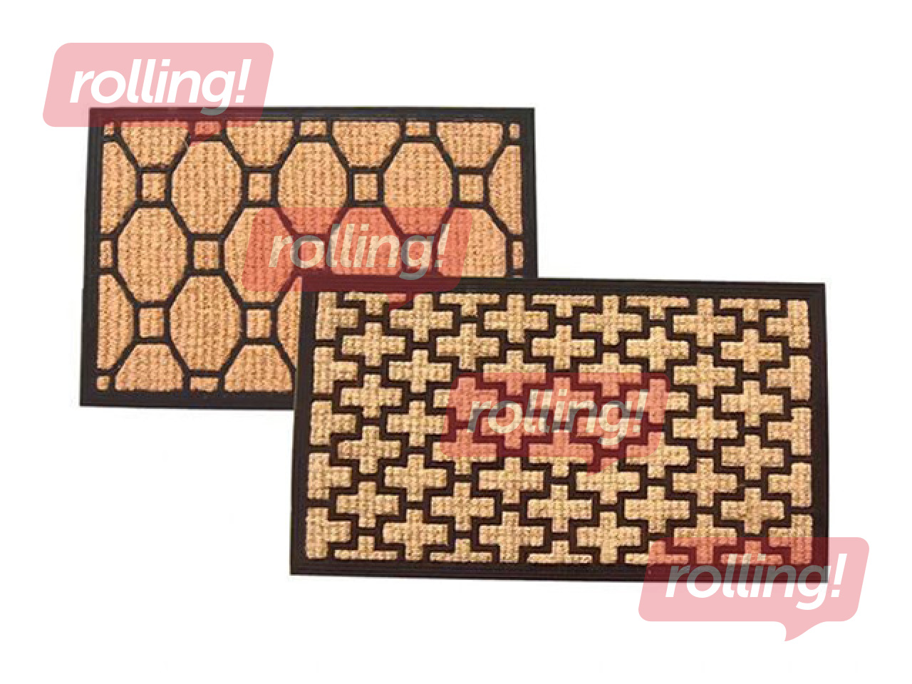 Esikumatt, kookoskiud, 40×70cm