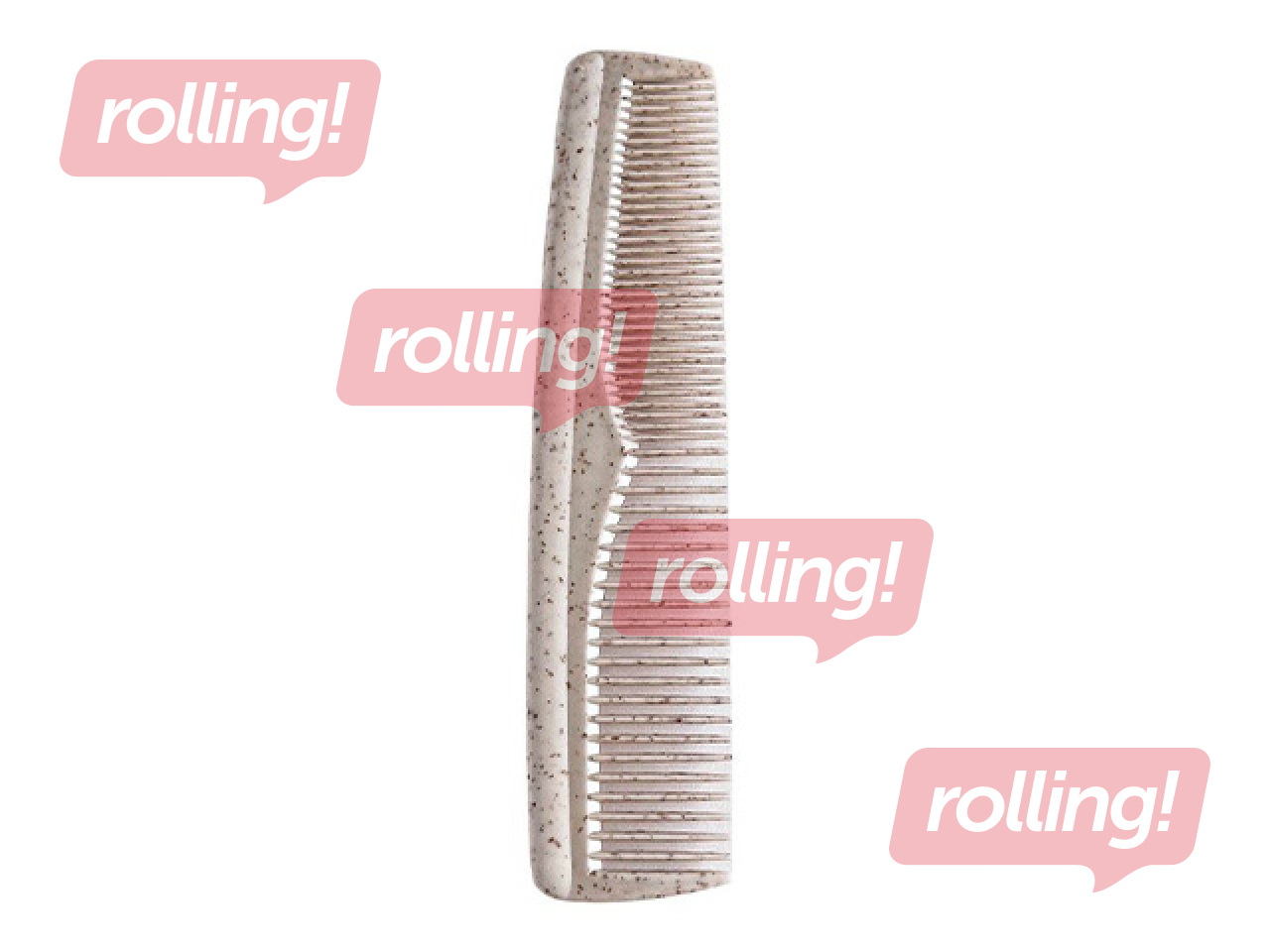 Comb, beige, in individual packaging