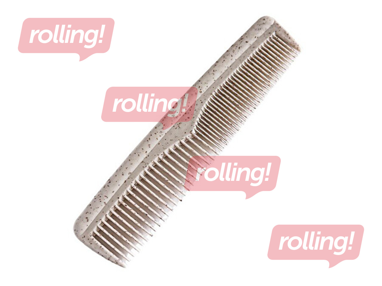 Comb, beige, in individual packaging