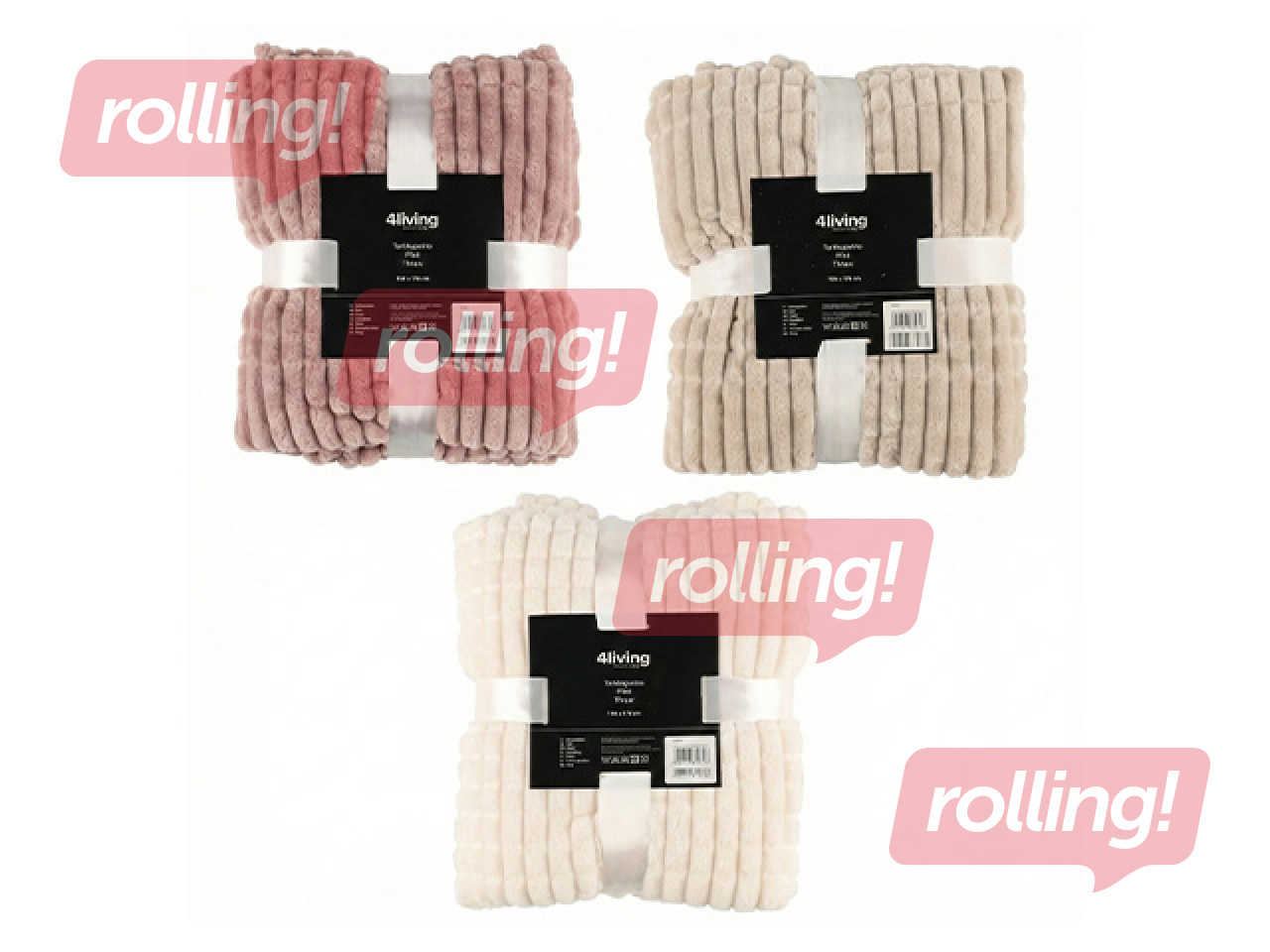 Throw 4Living, assorted colours, 130x170cm