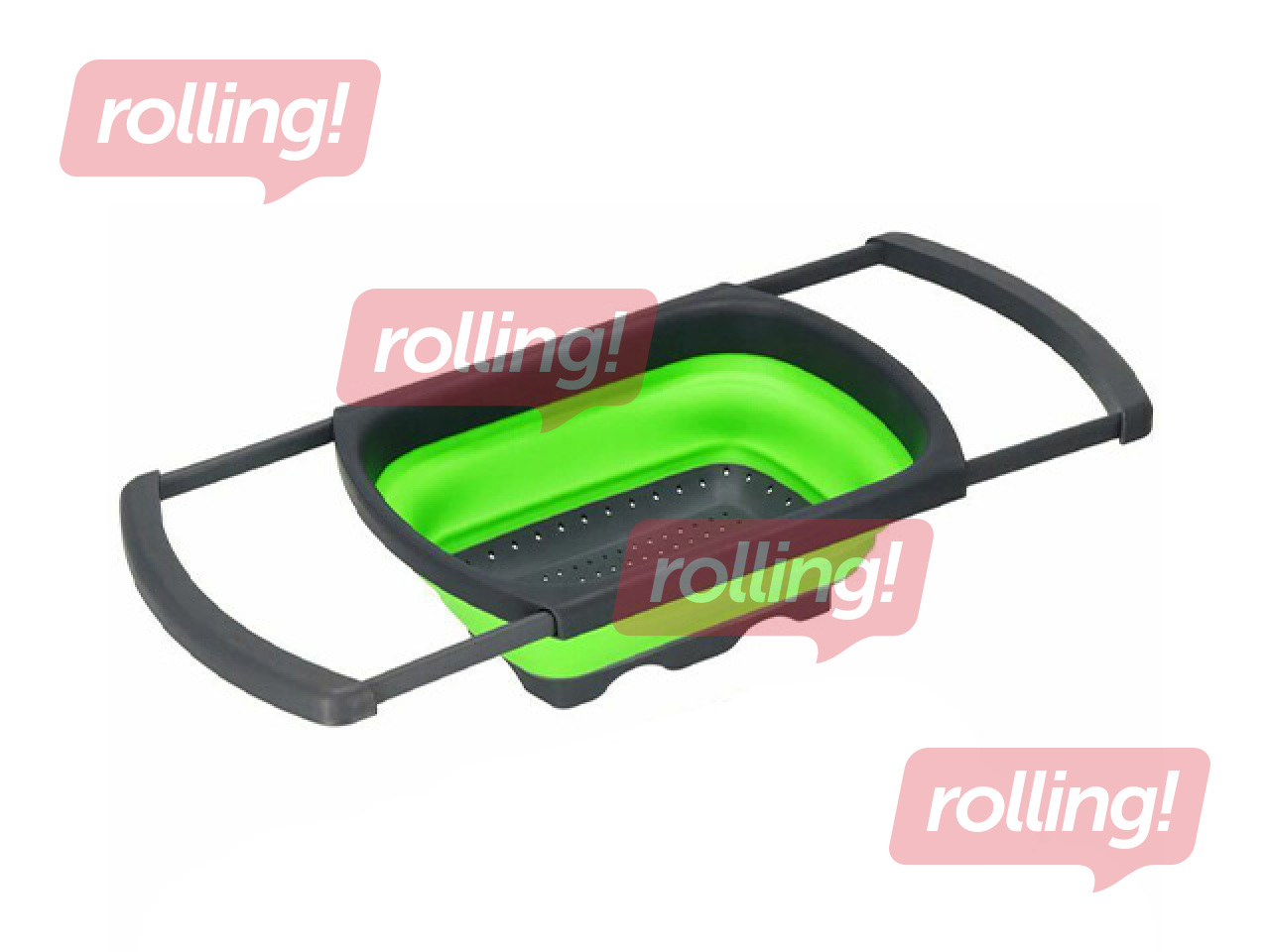 Colander Springos, with handles, foldable