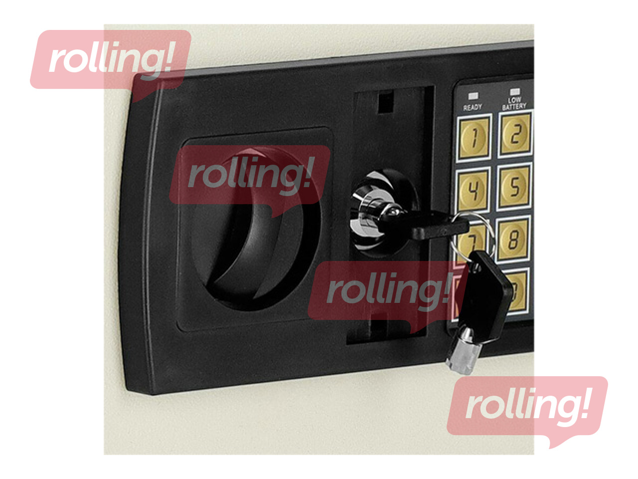 Seif Springos, beež, 20×31×20cm