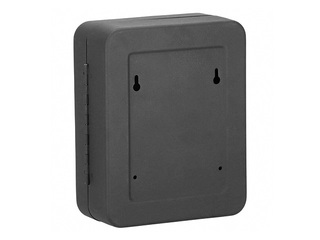 Key safe Springos, with 30 tags, metal, black, 20×16×7.5cm