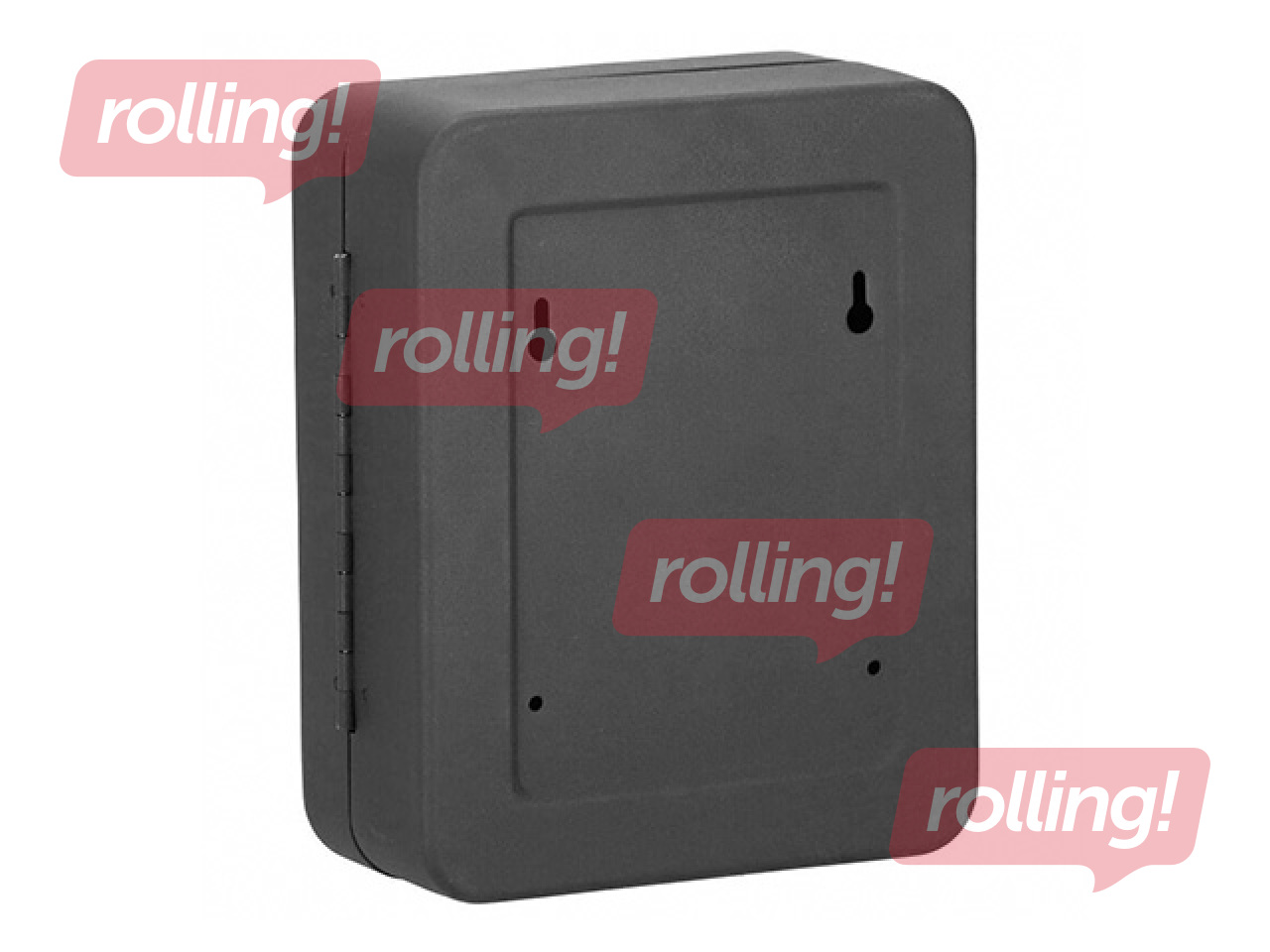 Key safe Springos, with 30 tags, metal, black, 20×16×7.5cm