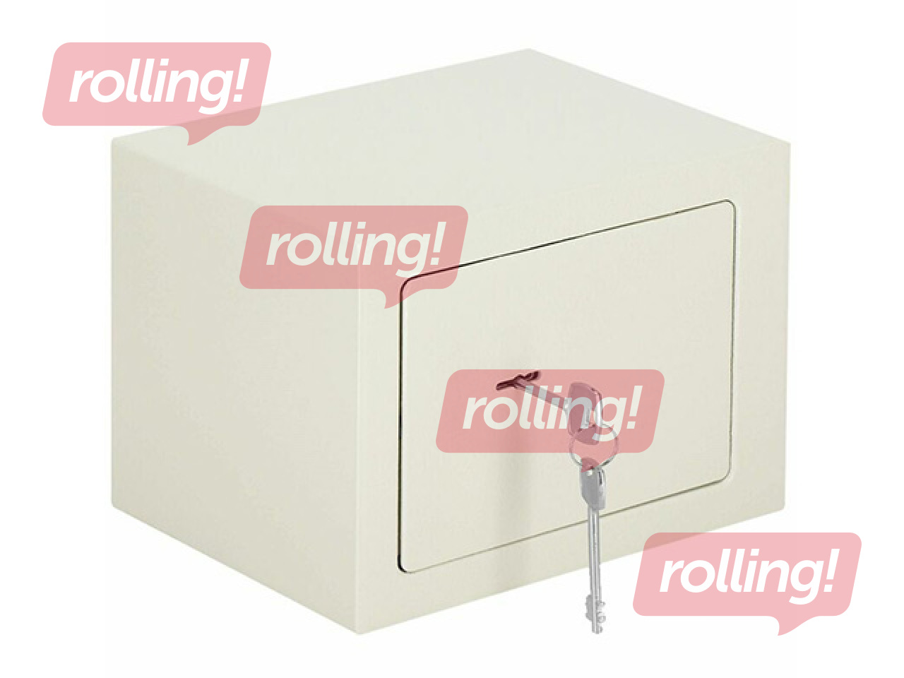 Сейф Springos, бежевый, 17×23×17см