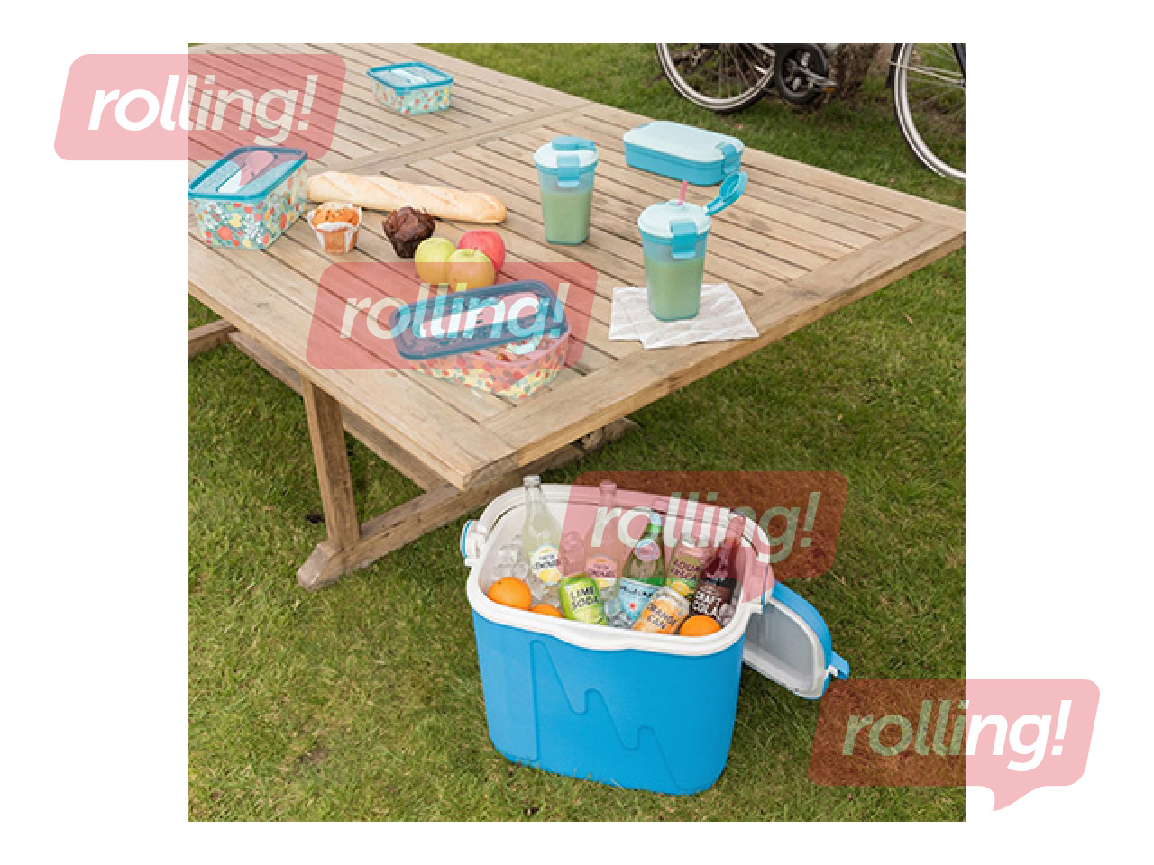Cool box Keter, blue, white, 49.8x33.3x41cm, 33l