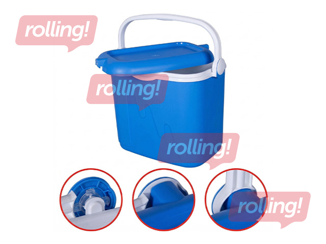 Cool box Keter, blue, white, 49.8x33.3x41cm, 33l