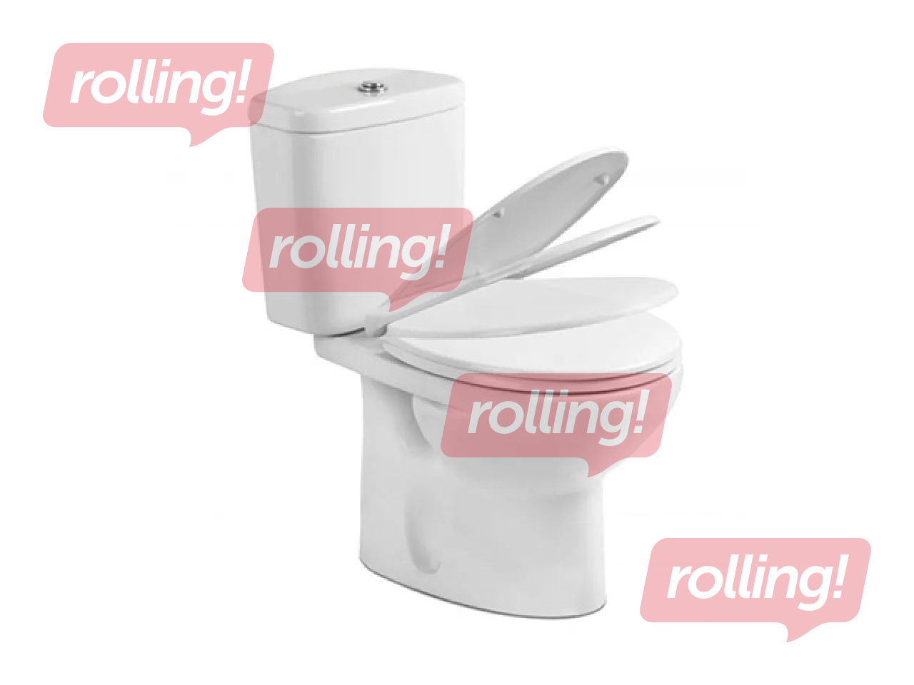 Tualetes poda vāks Tatay WC Comfort, balts