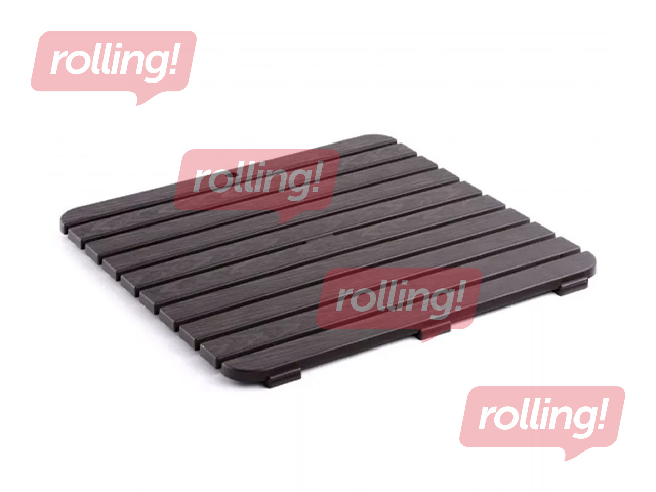 Shower mat Tatay, brown, 55x55cm