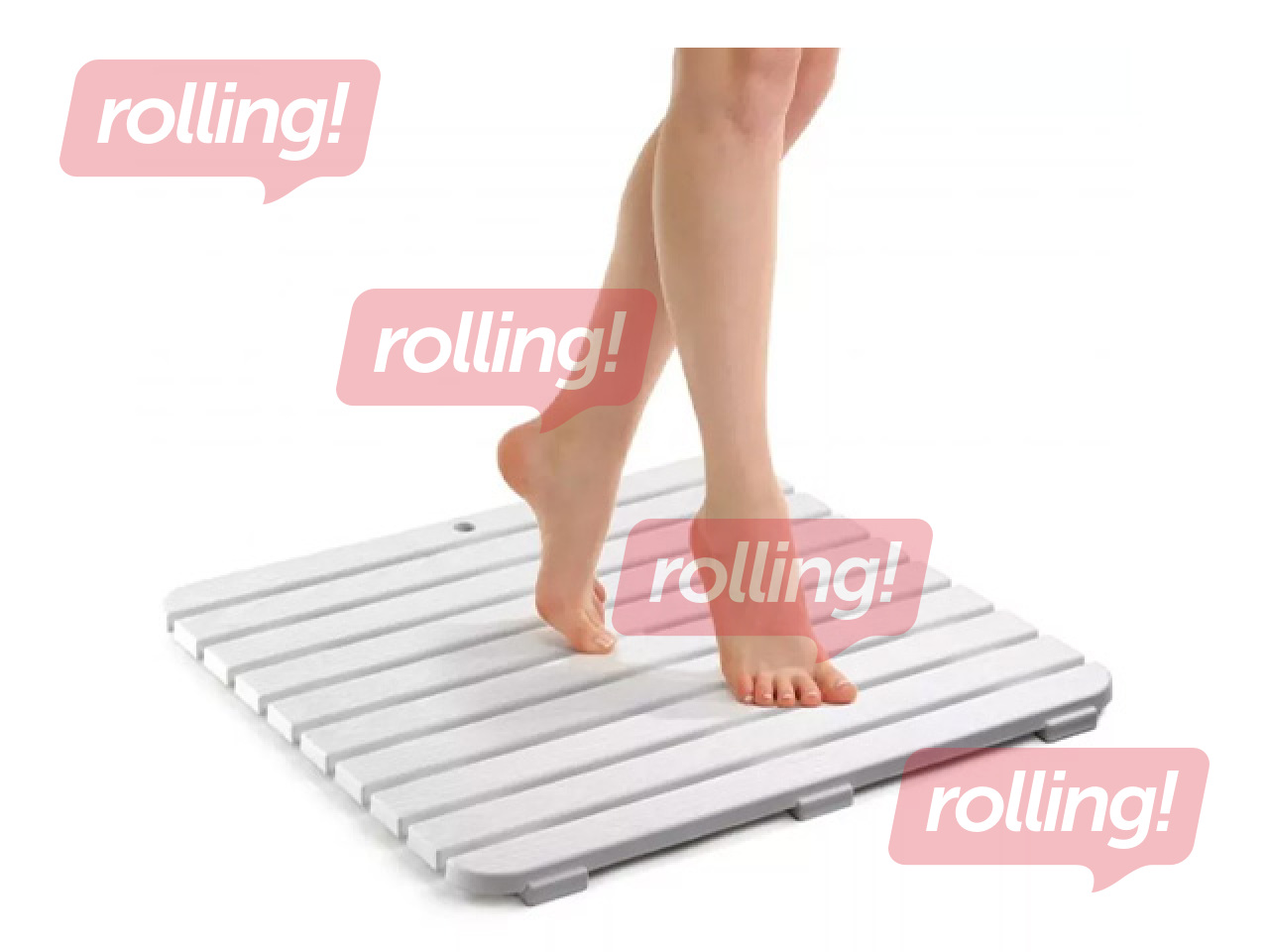 Dušialusmatt Tatay, valge, 55x55cm