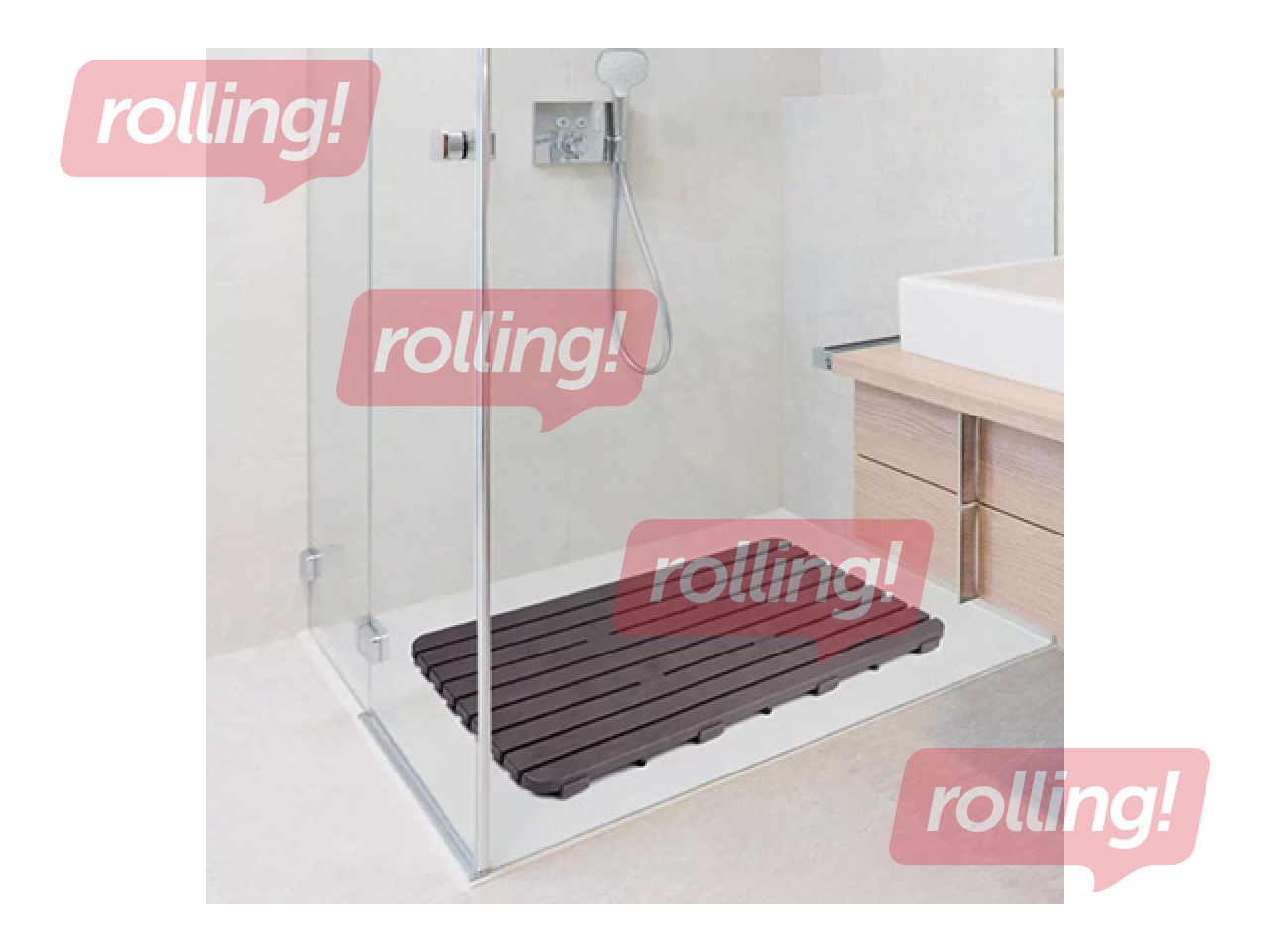 Dušialusmatt Tatay, pruun, 80x50cm