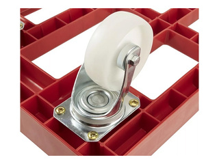 Dolly Keeeper Rolf, for transport boxes and baskets, red, load capacity 300kg, 61x41x19cm