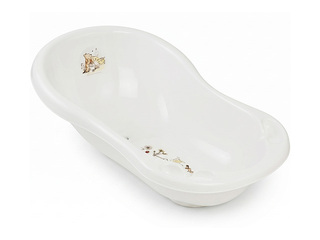 Baby bath Keeeper Maria Winnie the Pooh, with plug, white, 84cm
