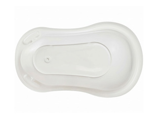 Bērnu vanniņa Keeeper Maria Winnie the Pooh, ar korķi, balta, 84cm