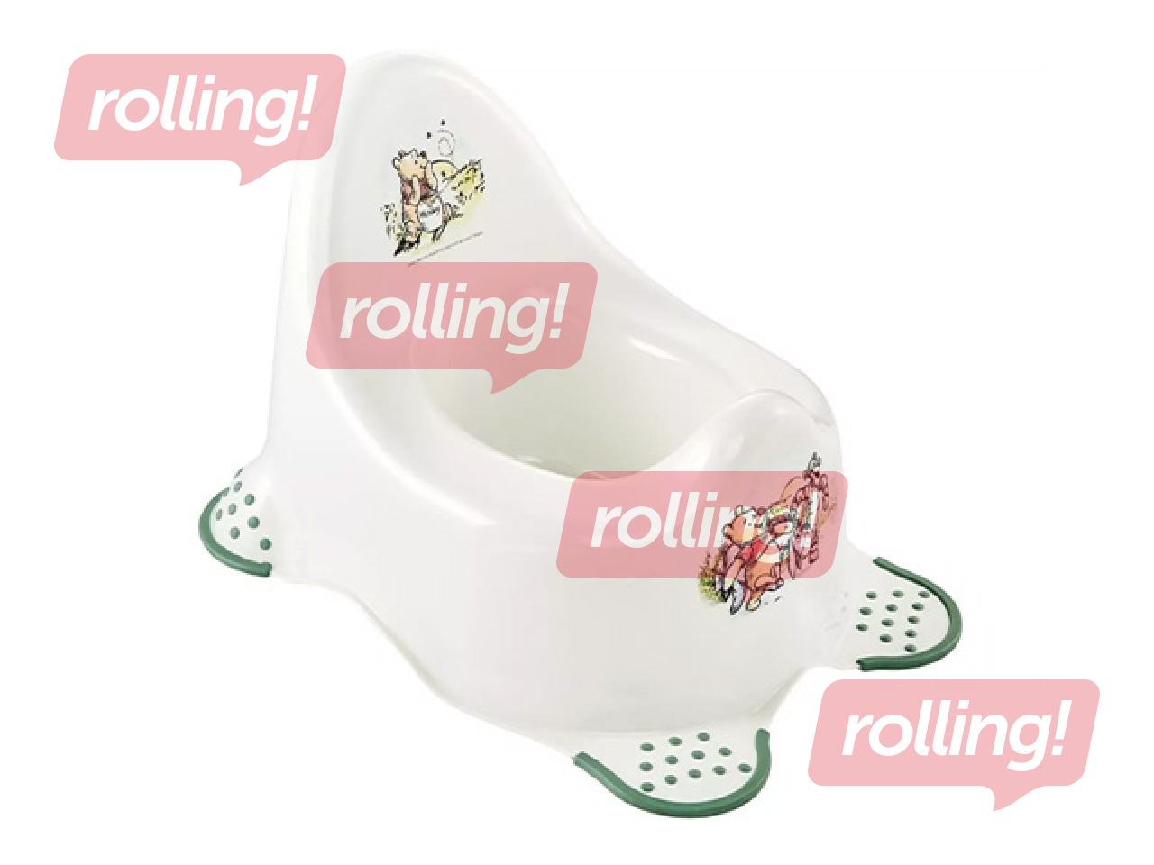 Bērnu podiņš Keeeper Adam Winnie the Pooh, balts