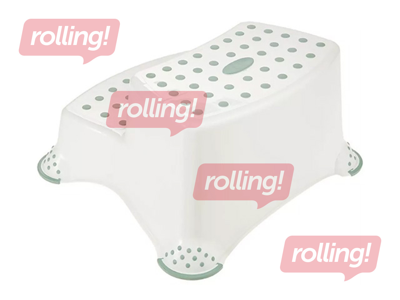 Kaheastmeline astmepink Keeeper Igor Winnie the Pooh, valge, 40x37x21cm