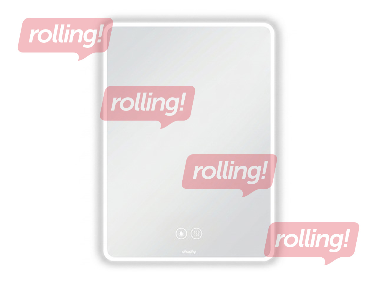 Wall mirror, LED, 50x70cm