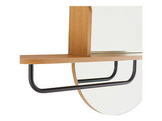 Seinapeegel Aalborg riiuliga, 92x15x93cm