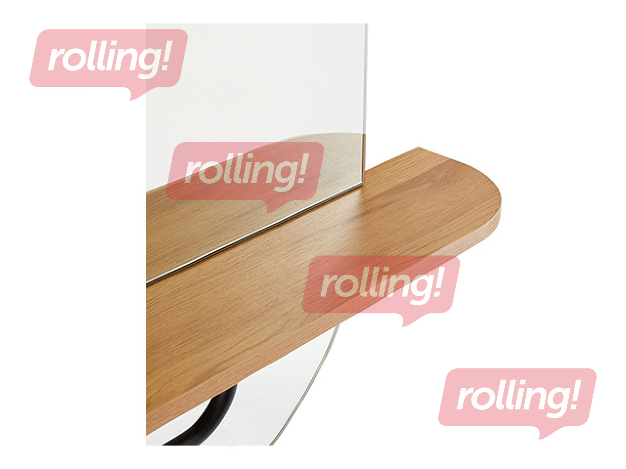 Seinapeegel Aalborg riiuliga, 92x15x93cm