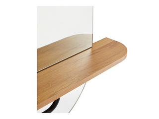 Wall mirror Aalborg with shelf, 92x15x93cm