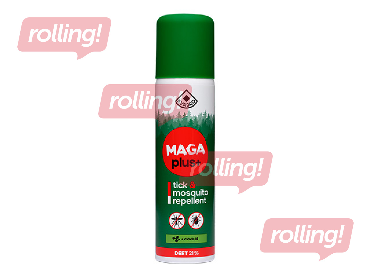 Putukatõrjevahend Maga Plus+ DEET 21%, nelgi ekstraktiga, 150ml