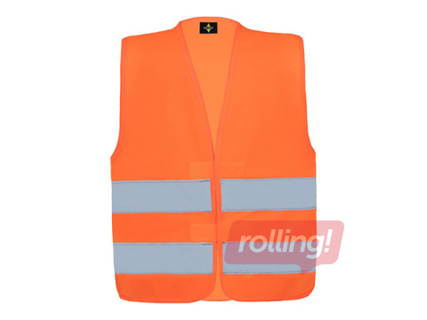 Helkurvest, laste, suurus XS, 4-6 aastat, oranž