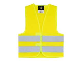 Helkurvest, laste, suurus S, 7-12 aastat, kollane