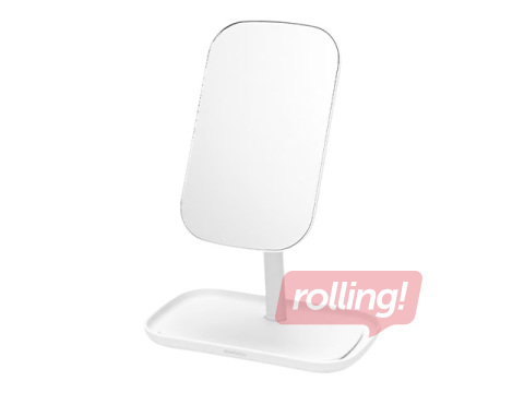 Cosmetic mirror Brabantia, with organiser, white, 12.6x20x28.3cm