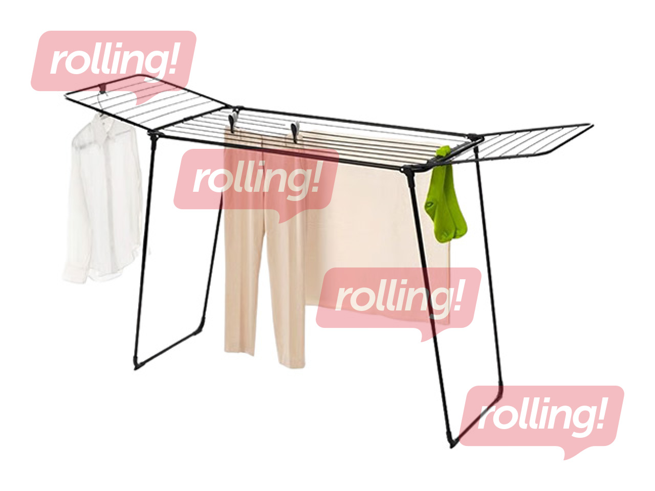 Drying rack Brabantia, for laundry, steel, black