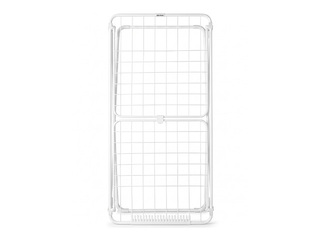 Pesukuivatusrest Brabantia, terasest, valge