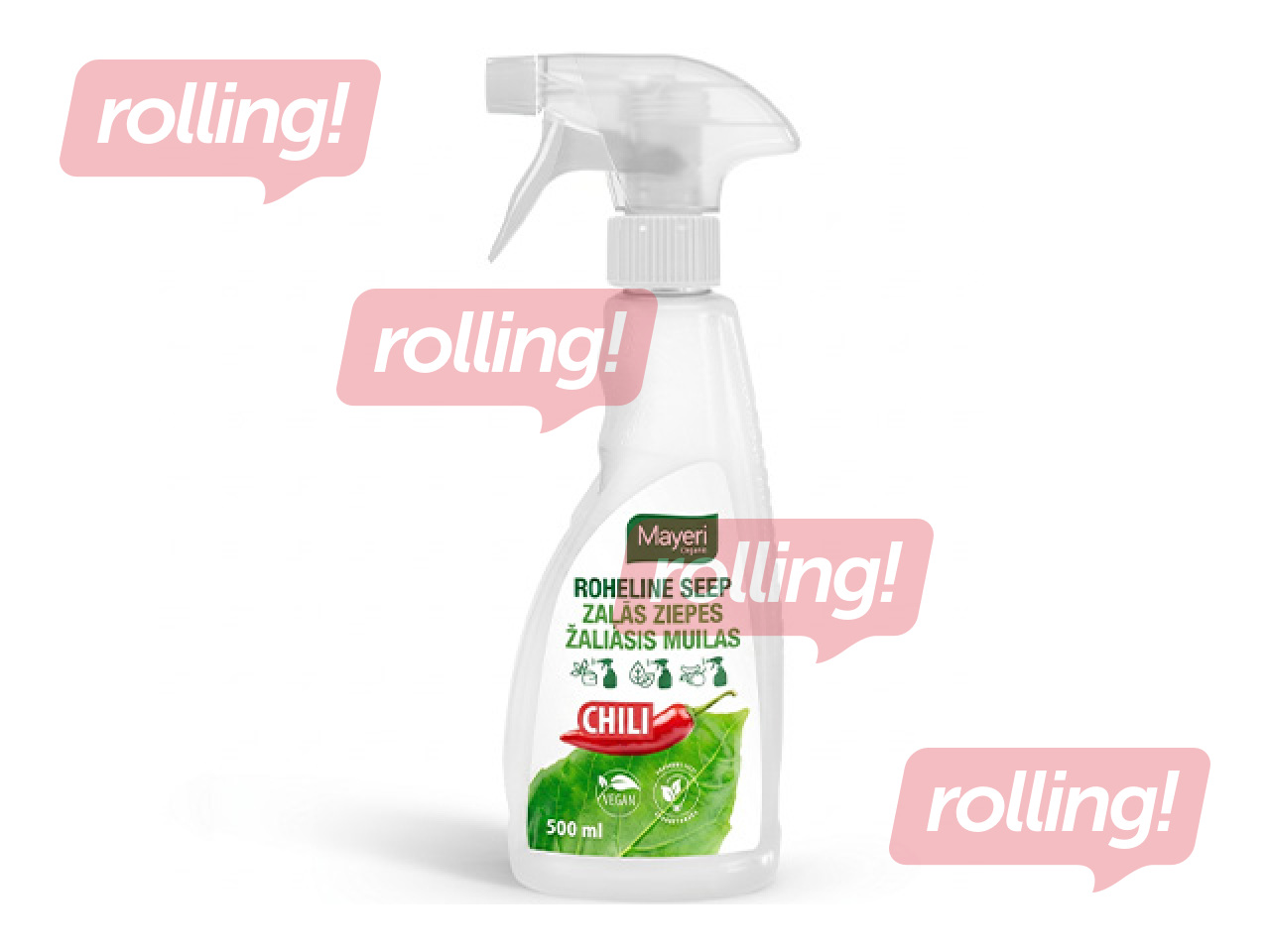 Green soap Mayeri, with chili, 500ml