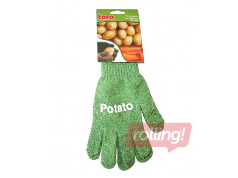 Kindad Toro, noorte kartulite puhastamiseks, rohelised, 1 paar