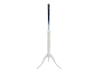 Mannequin stand, wooden, white