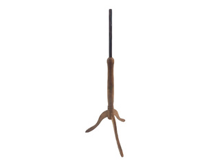 Mannequin stand, wooden, dark brown
