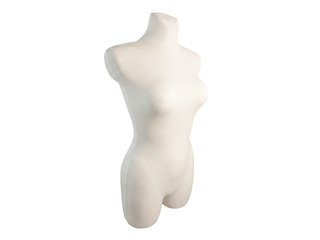Mannequin cover, long, white